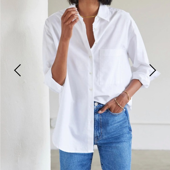 AYR the deep end blouse S oatmeal color - Picture 2 of 4